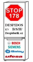 NO A LOS DESPIDOS EN BSH - MANIFESTACIN      Este sbado 24.            A las 12.30 horas.